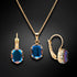 Set "Baroque Mirror (Meridian Blue)" with Swarovski™ crystals